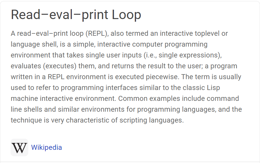 REPL wiki